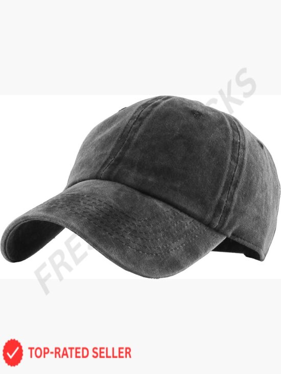 Classic Unisex Cotton Adjustable Low Crown Baseball Cap - Dad Hat